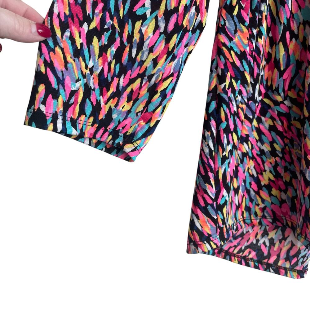 Dear Scarlett Multicolor Patterned Women's Top BOHO TOP - Picture 8 of 12